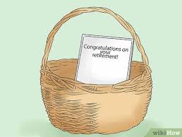 a retirement gift basket