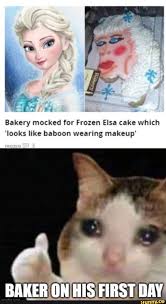 bakery mocked for frozen elsa cake