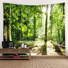 Forest Large Wall Tapestry Art Decor