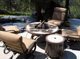 firepits by surrounding elements