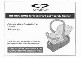Babylove 620 Instructions Manual Pdf