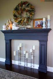 Faux Fireplace Diy Fireplace Mantel