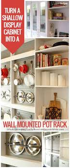 This Diy Wall Mounted Pot Rack Is A