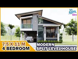 Modern Split Level House 7 5 X 11