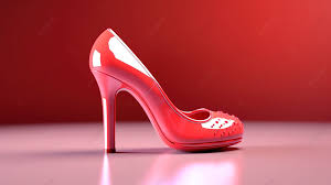 3d render of elegant high heel shoes in