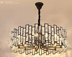 6 lights circular pendant light with cone shade and crystal accent contemporary chandelier lamp in black over table. Sobbing Currency Extreme Poverty Crystal Chandelier With Black Chandelier Merlotandbrusselsprouts Com