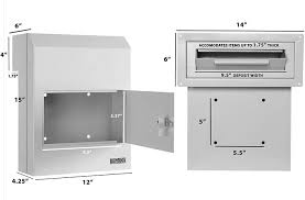 Steel Mailbox For Depositing Mail