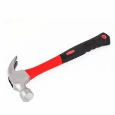 multicolor hammer with nail remover at