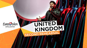 Eurovision will stream online on peacock at 3 p.m. James Newman Embers Second Rehearsal United Kingdom Eurovision 2021 Youtube
