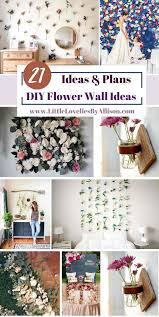 There is diy rose stamps, lanterns, wreaths, lip scrubs, and even lotion bars. 21 Self Implementing Diy Flower Wall Ideas