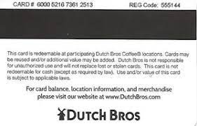 Check spelling or type a new query. Gift Card Logo Dutch Bros Coffee United States Of America Dutch Bros Coffee Col Us Dutch 001
