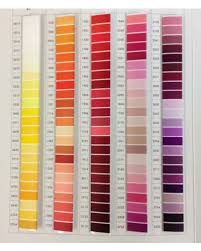 Isacord 40 Colour Chart Isacord Embroidery Thread