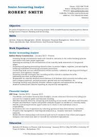 Recommended senior accountant resume keywords & skills based on most important skills found on successful senior accountant resumes and top skills required by employers. Resume Templates Sample Senior Accountant Resume