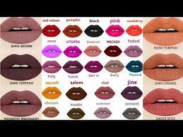 matte lipstick colors lips art