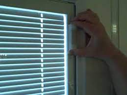 Mini Blind Door Glass Window