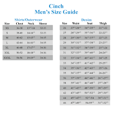 Cinch Boys Shirt Size Chart Bedowntowndaytona Com