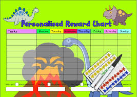 Happy Learners Personalised Dinosaur Reward Chart Stickers