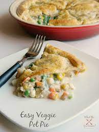 Veggie Pot Pie Recipe Easy gambar png