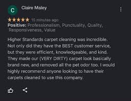 higher standards carpet cleaning