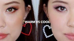 warm toned vs cool toned makeup you