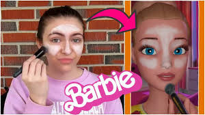 a barbie vlogs makeup tutorial