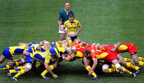 rugby scrum and sports rorts