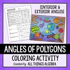 Savesave polygons answer key for later. Angles Of Polygons Coloring Activity By All Things Algebra Tpt