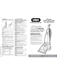 vax v 028 instruction manual manualzz