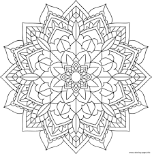 Printable coloring and activity pages are one way to keep the kids happy (or at least occupie. Floral Mandala Easy Coloring Pages Printable