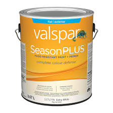 Valspar Seasonplus Flat Latex Exterior