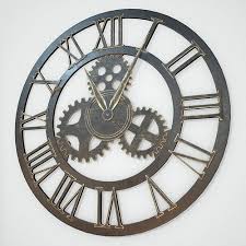 Brass And Iron Iron Wall Clock 3d Model