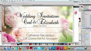 Enter birthday in the search box and then select one birthday invitation template. How To Make A Wedding Invitation Card Usng Photoshop Marriage Invitation Card Simple Wedding Invitation Card Wedding Invitation Video