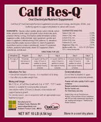 Calf Res Q Electrolyte Hubbard Feeds