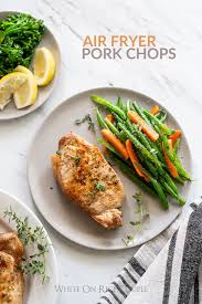 air fryer pork chops recipe juicy and