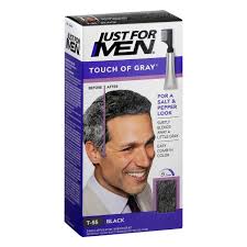 Grey hair is no longer considered 'granny hair' though the style. Just For Men Touch Of Gray Hair Color Black Gray T 55 Shop Hair Color At H E B