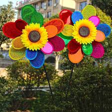 Colorful Sunflower Windmill Kids