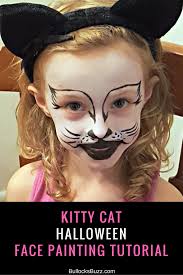 kitty cat face painting tutorial