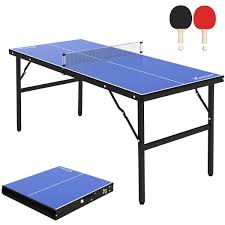 portable table tennis table mid size