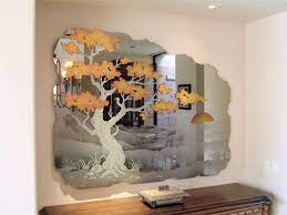 Cypress Tree Decorative Mirror With