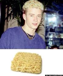 Ramen small pot (depending on how much you are cooking) food drainer (whatever it's called. Remember When Justin Timberlake S Hair Looked Like Ramen Noodles We Do Huffpost Life