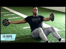 core workout with nfl running back