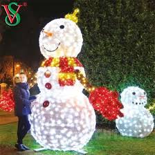Outdoor Snowman Ornaments 3d Led