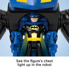 imaginext batman battling robot figure