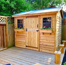 outdoor living today 9 x6 cabana garden shed cb96bev ply and cb96bev metal