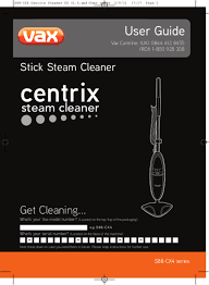 user manual vax centrix s88 cx4