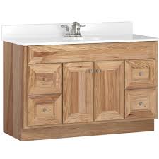 You can get sinks in oval, round, square or rectangular shapes. Briarwood Highpoint 48 W X 21 D Bathroom Vanity Cabinet At Menards