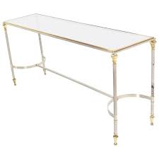 Glass Top Console Or Sofa Table