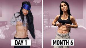 i trained abs every day for 6 months