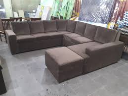 wooden 7 seater u shape sofa 3 2 1 corner