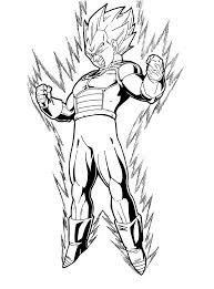 Seconds before, baby goku is sent by his father in a. Printable Vegeta Coloring Pages Anime Coloring Pages